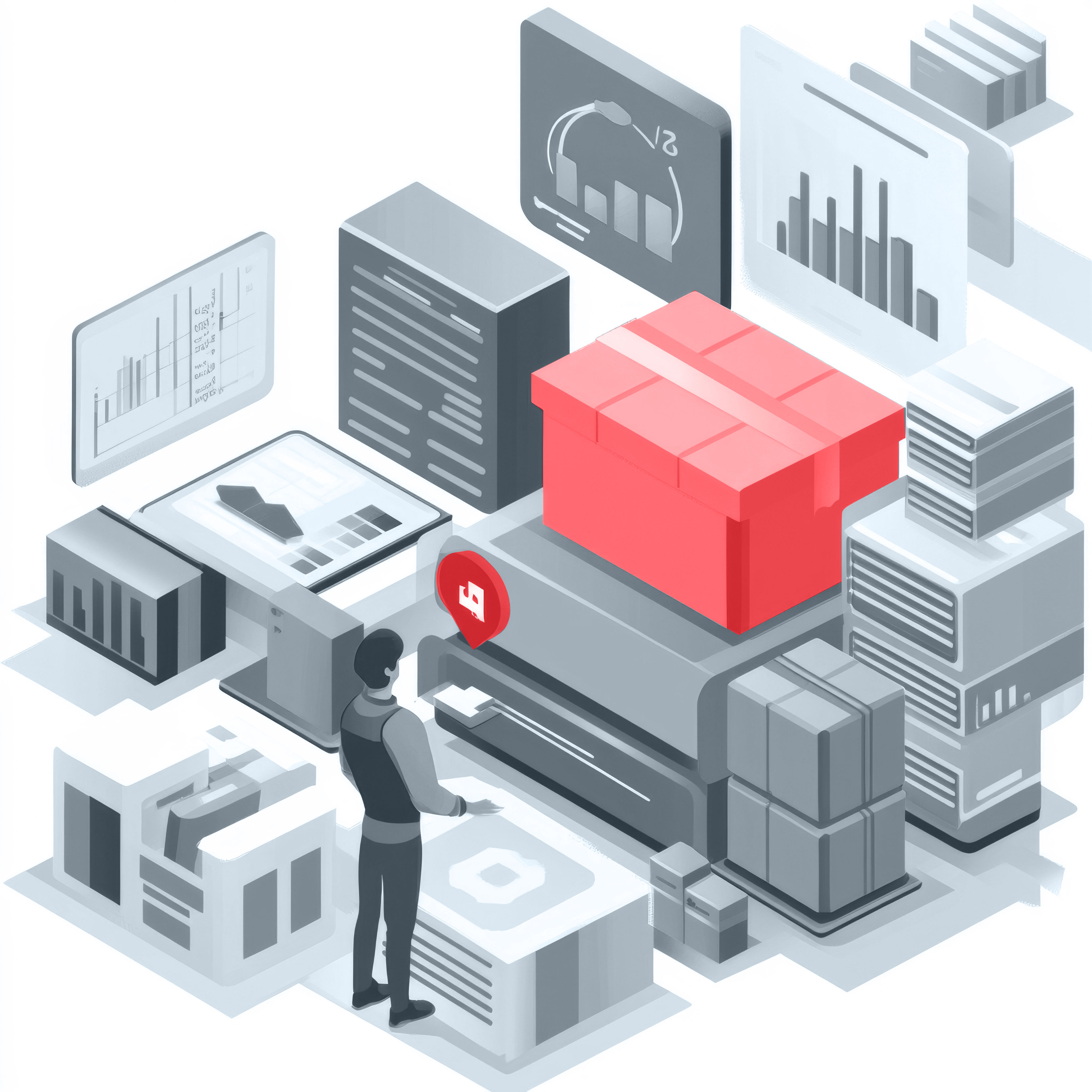 Teaser-image packaging line